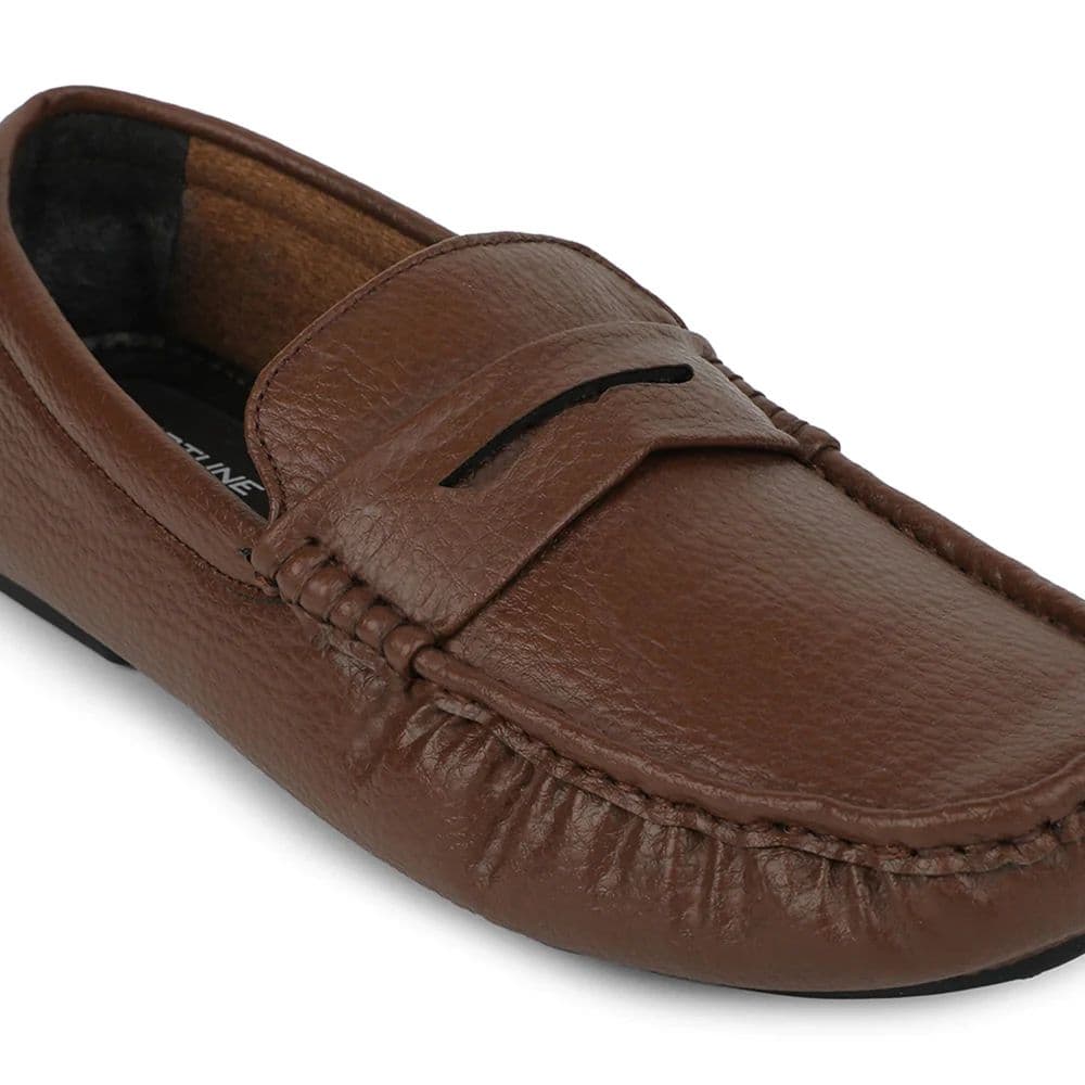 Fortune Brown Formal Loafers For Men CLASSIK-2E By Liberty — photo 5