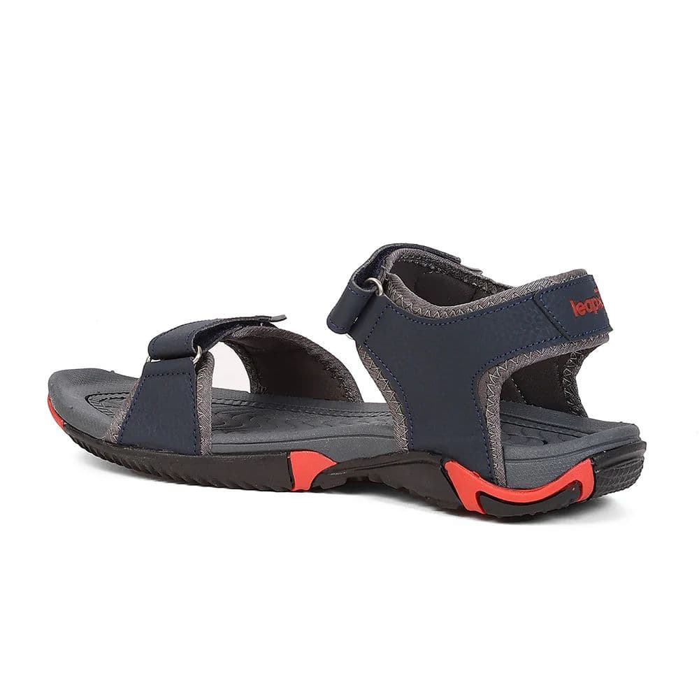 Leap7X BLAIR-30 Navy Blue Casual Flat Sandals for Men by Liberty — photo 3