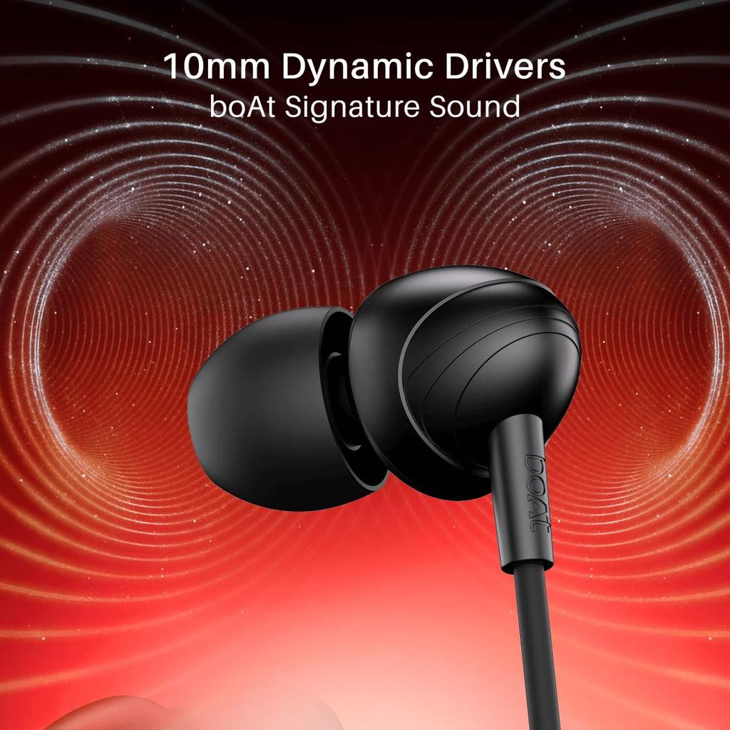 boAt Bassheads 210 | Wired Earphones with 10mm Drivers, Mic & Comfort Fit — photo 2