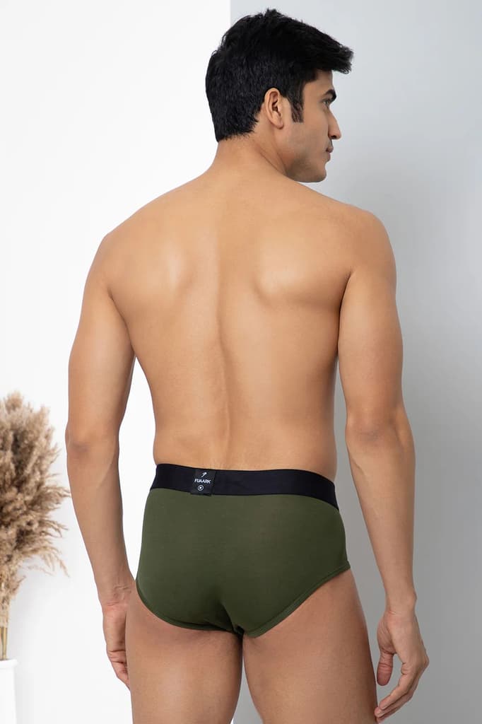 Ultra Soft Modal Briefs Classic Olive — photo 5