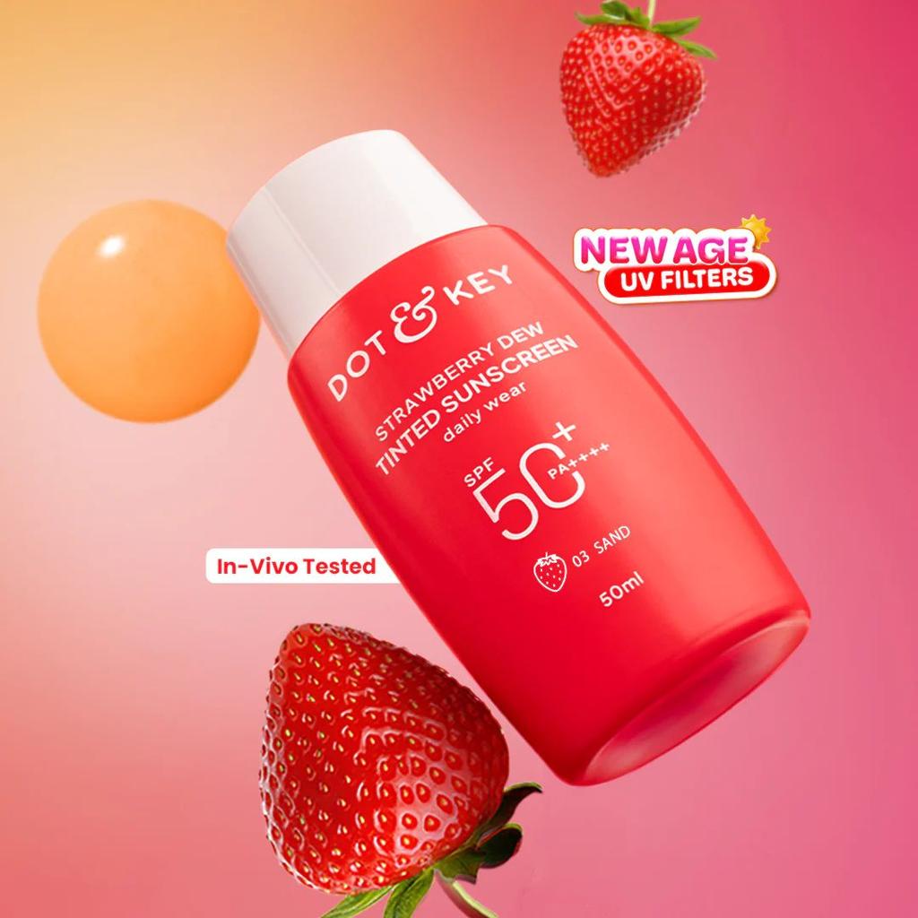 Strawberry Dew Tinted Sunscreen SPF 50+ PA++++ With New-Age UV Filters — photo 13