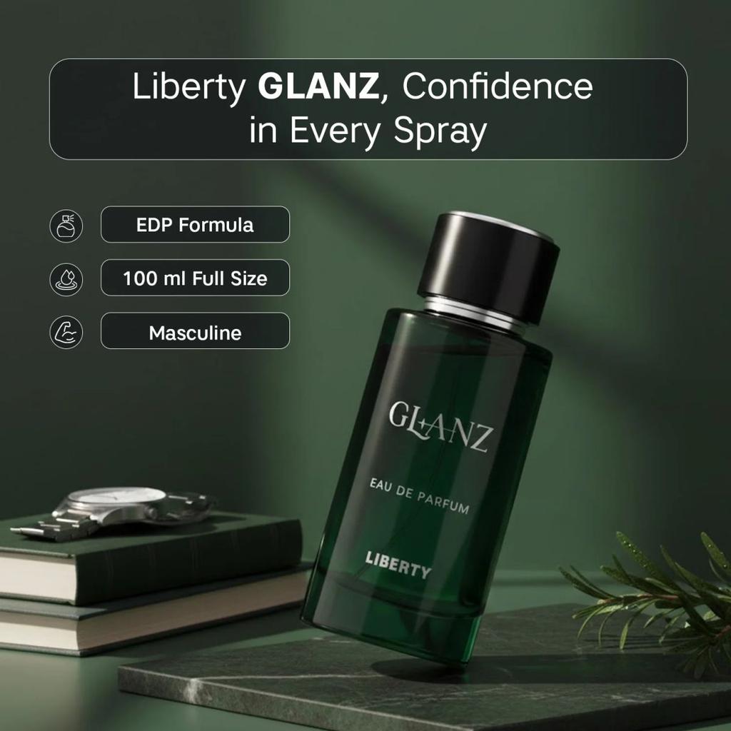 Liberty Luxury Glanz Pour Homme Perfume For Men (100ml), Eau De Parfum (EDP), Long Lasting Smell — photo 7