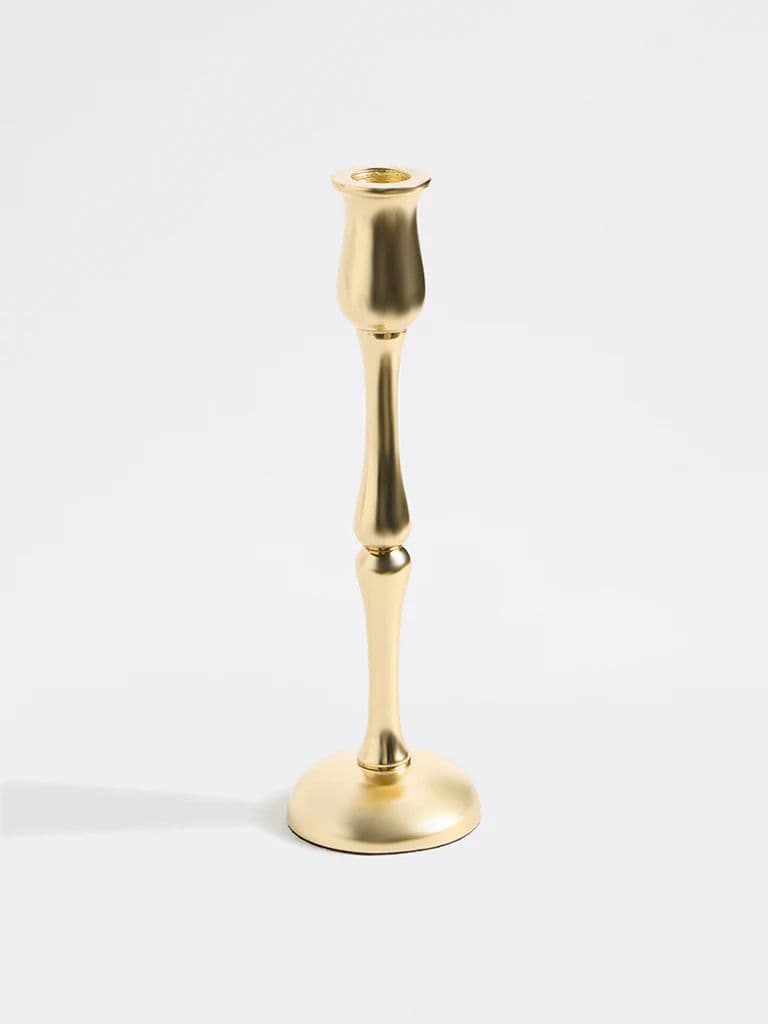Westside Home Gold Tapered Candle Holder — photo 3