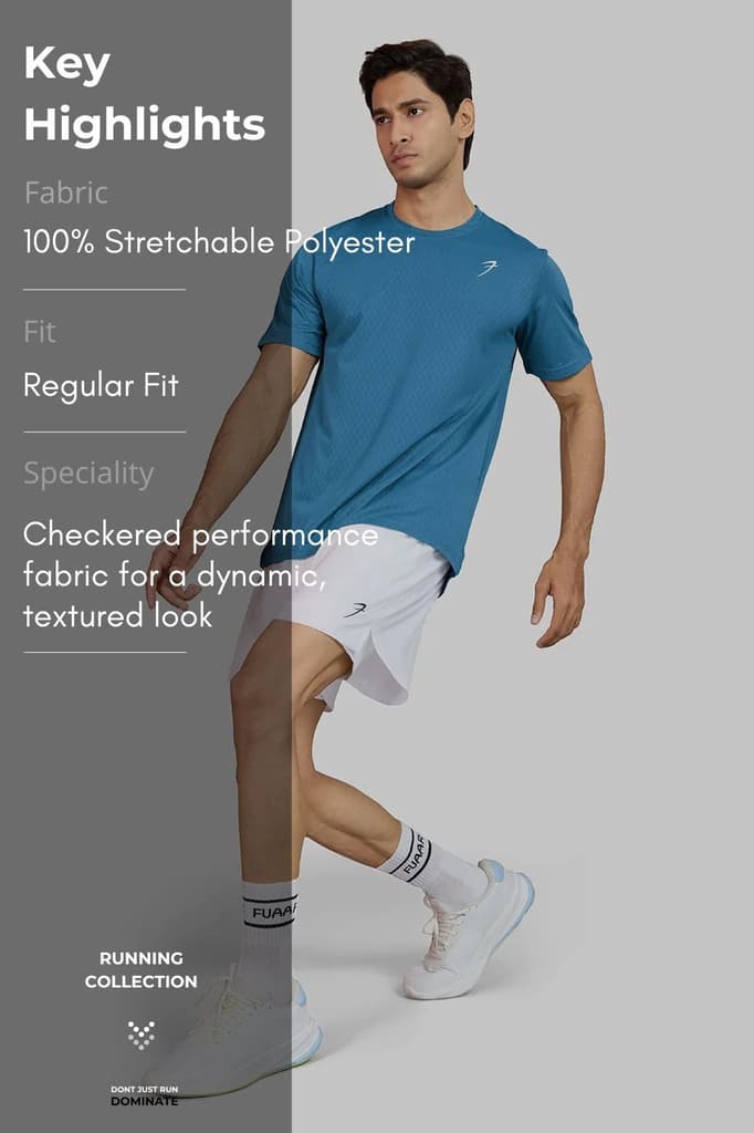 Motion Running T-shirt Teal — photo 6