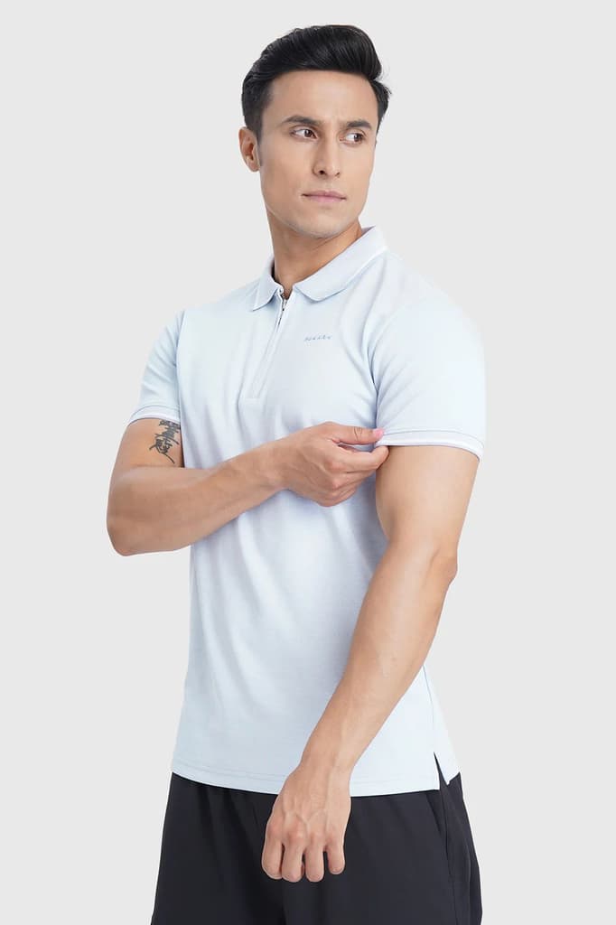 Heritage Polo T-shirt Mauve — photo 5