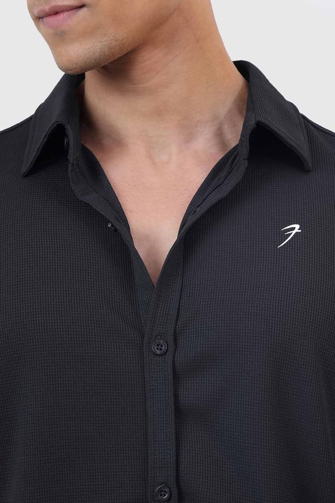 Foundation Fullsleeves Shirt Black — photo 3