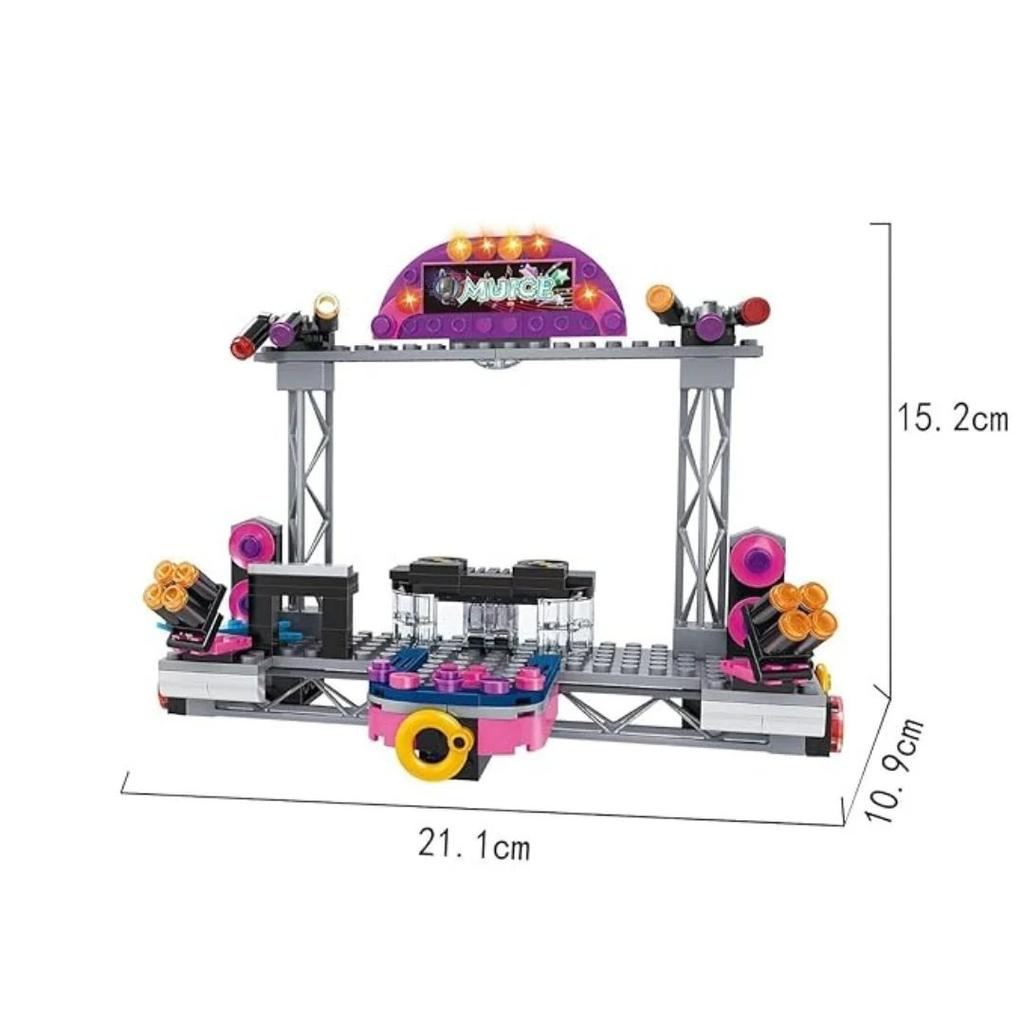 Music Concert Stage Building Blocks Set 297 Pieces — photo 3