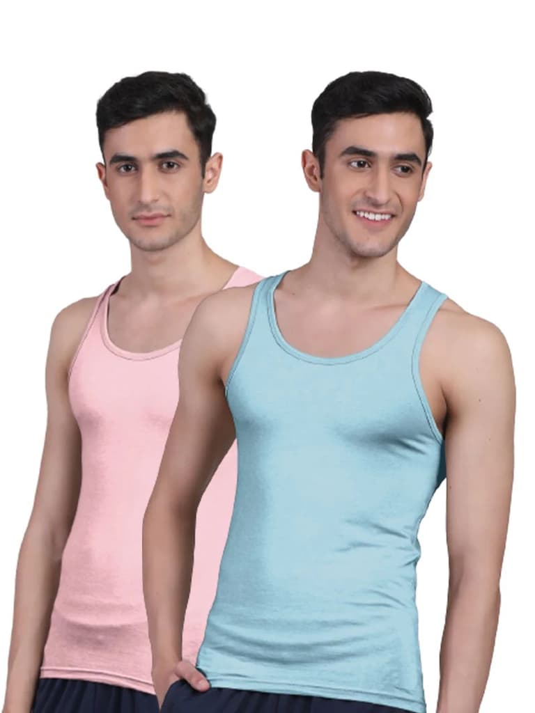Twin Skin Organic Bamboo Vest - Comfort Fit (Pack of 2) — photo 16