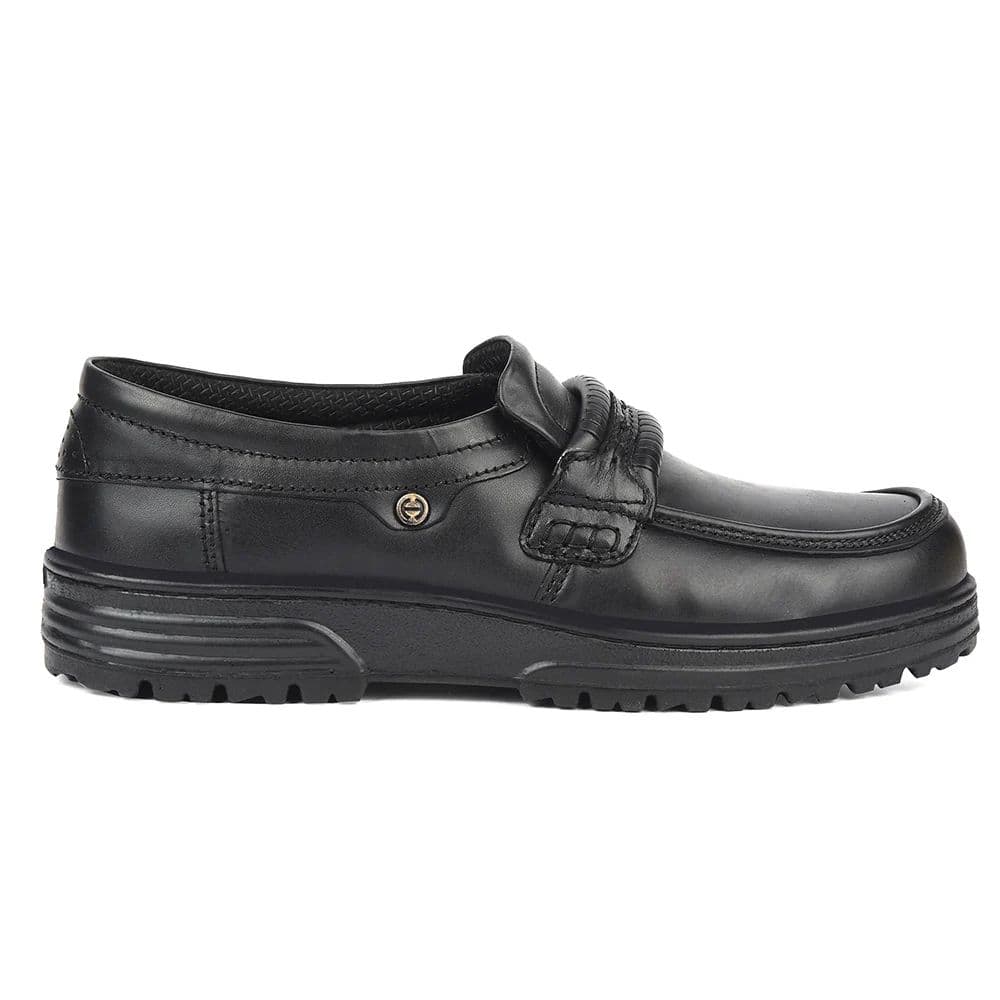Healers Black Formal Non Lacing Derby Shoes For Men 719054AN By Liberty — photo 2