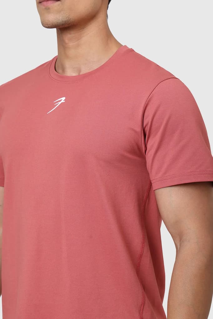 Pulse Running T-shirt Cranberry — photo 3