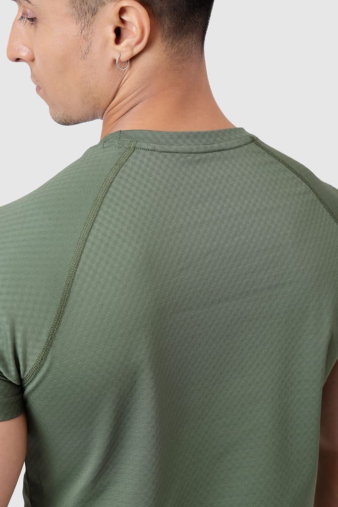 Grain T-shirt Olive — photo 6