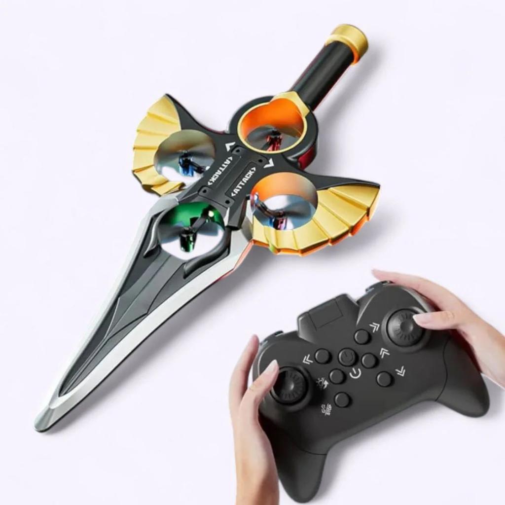 Flying Sword RC Drone Toy | 4-Propeller Hover Blade - Thermocol — photo 2