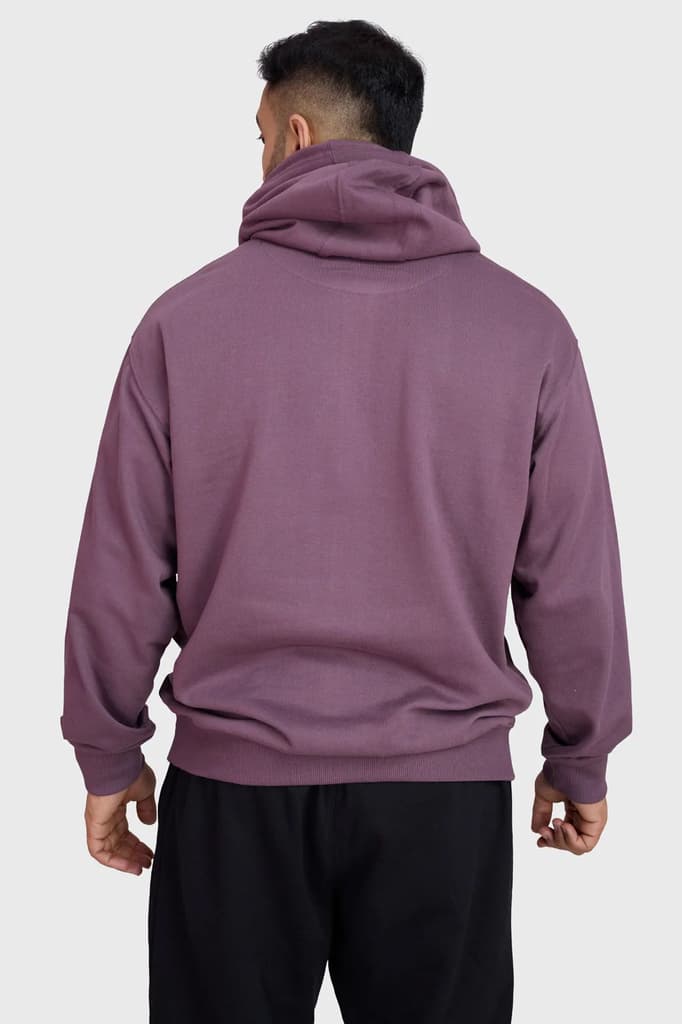 Signature Oversized Hoodie Mauve — photo 7