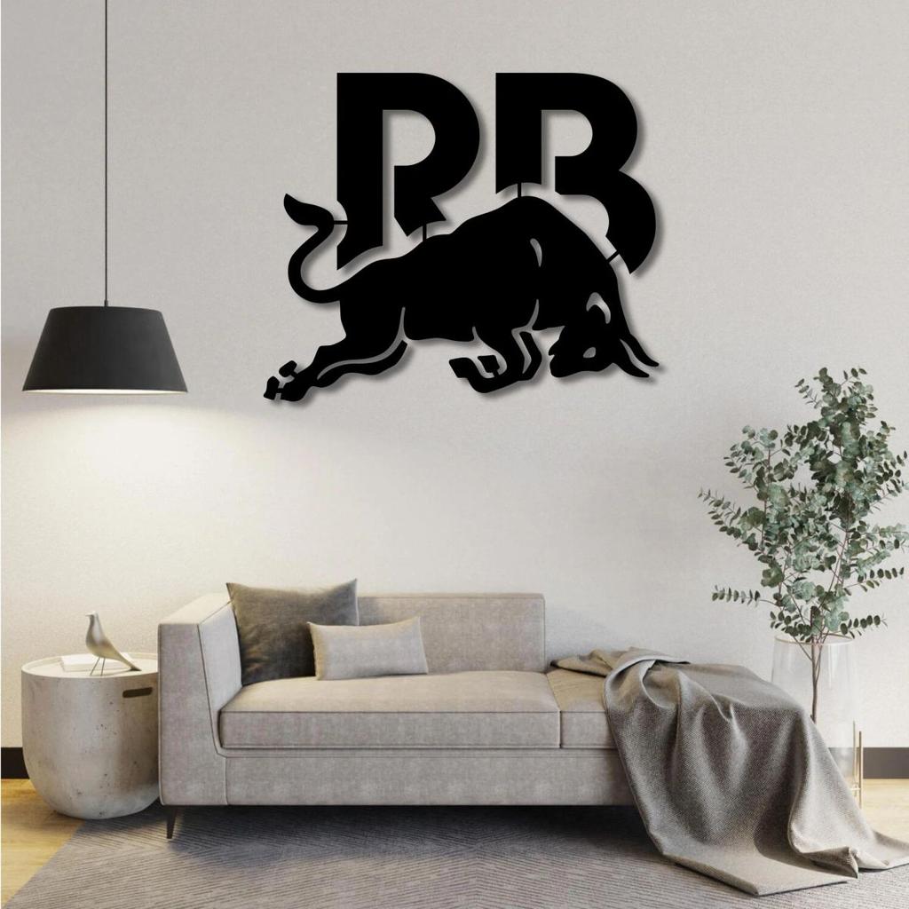 RACING BULL F1 TEAM LOGO METAL WALL ART — photo 2