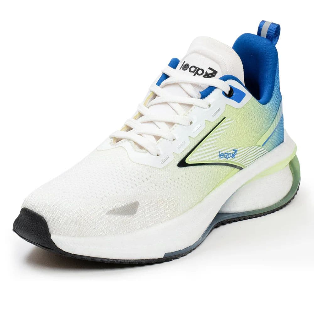 Leap7x Parrot Green Sports Lacing Running Shoes For Men MOSCOW-6 By Liberty — photo 4