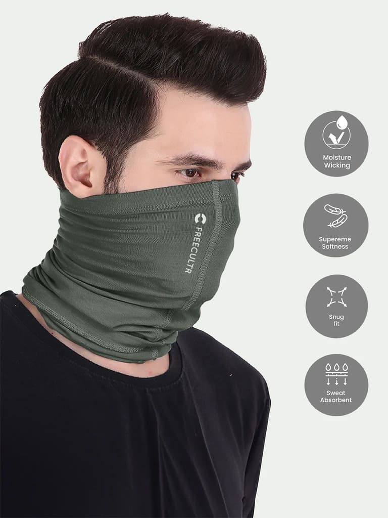 Unisex Bandana Masks - Plain (Pack of 1) — photo 3