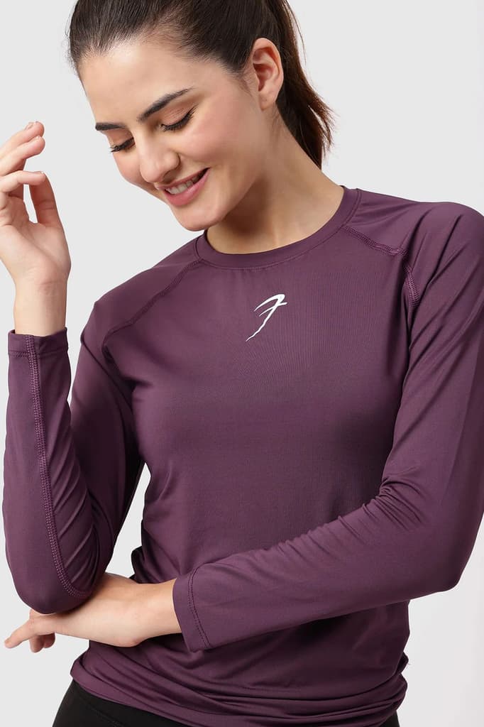 Compression Full T-shirt Plum — photo 2