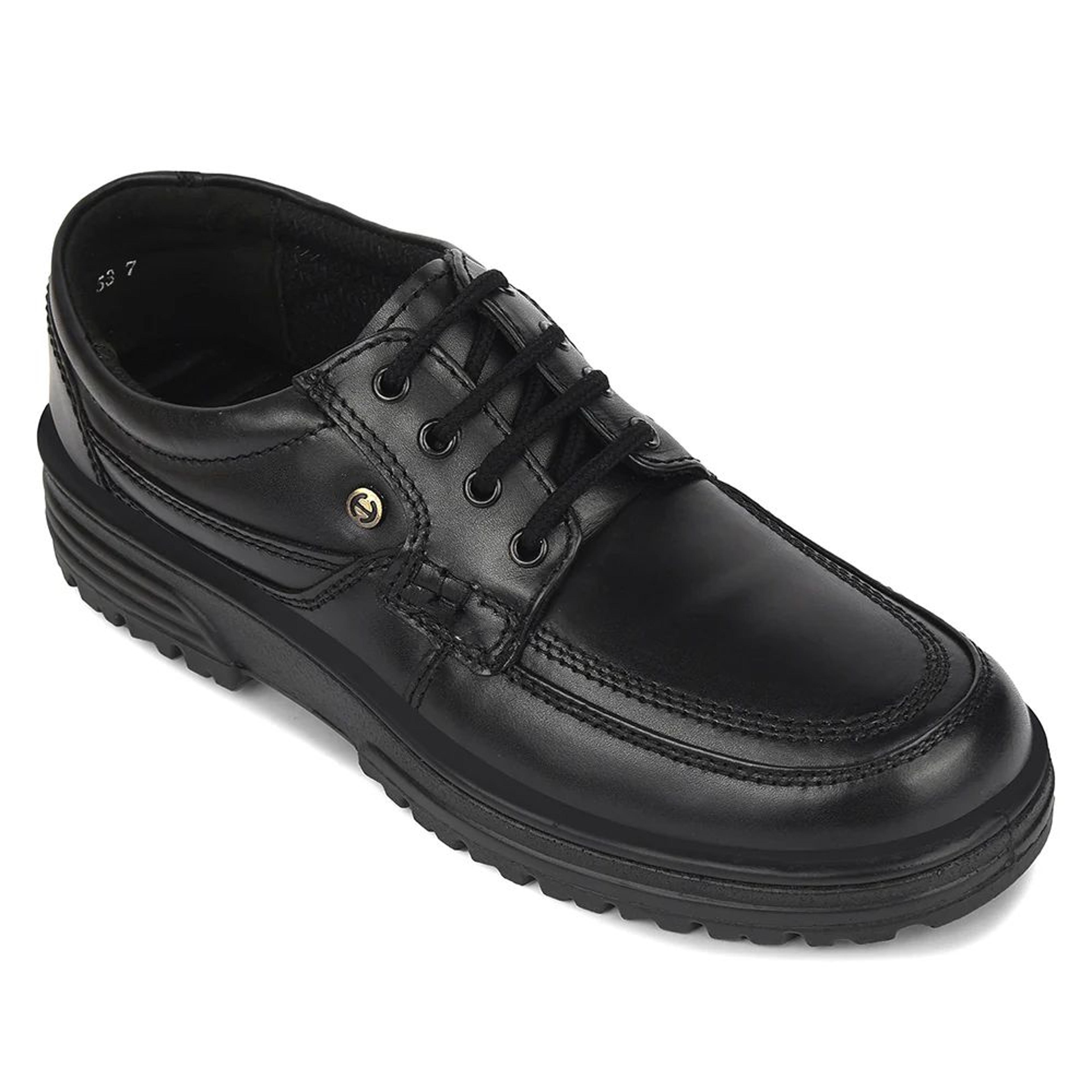Healers Black Formal Lacing Derby Shoes For Men 719053AN By Liberty