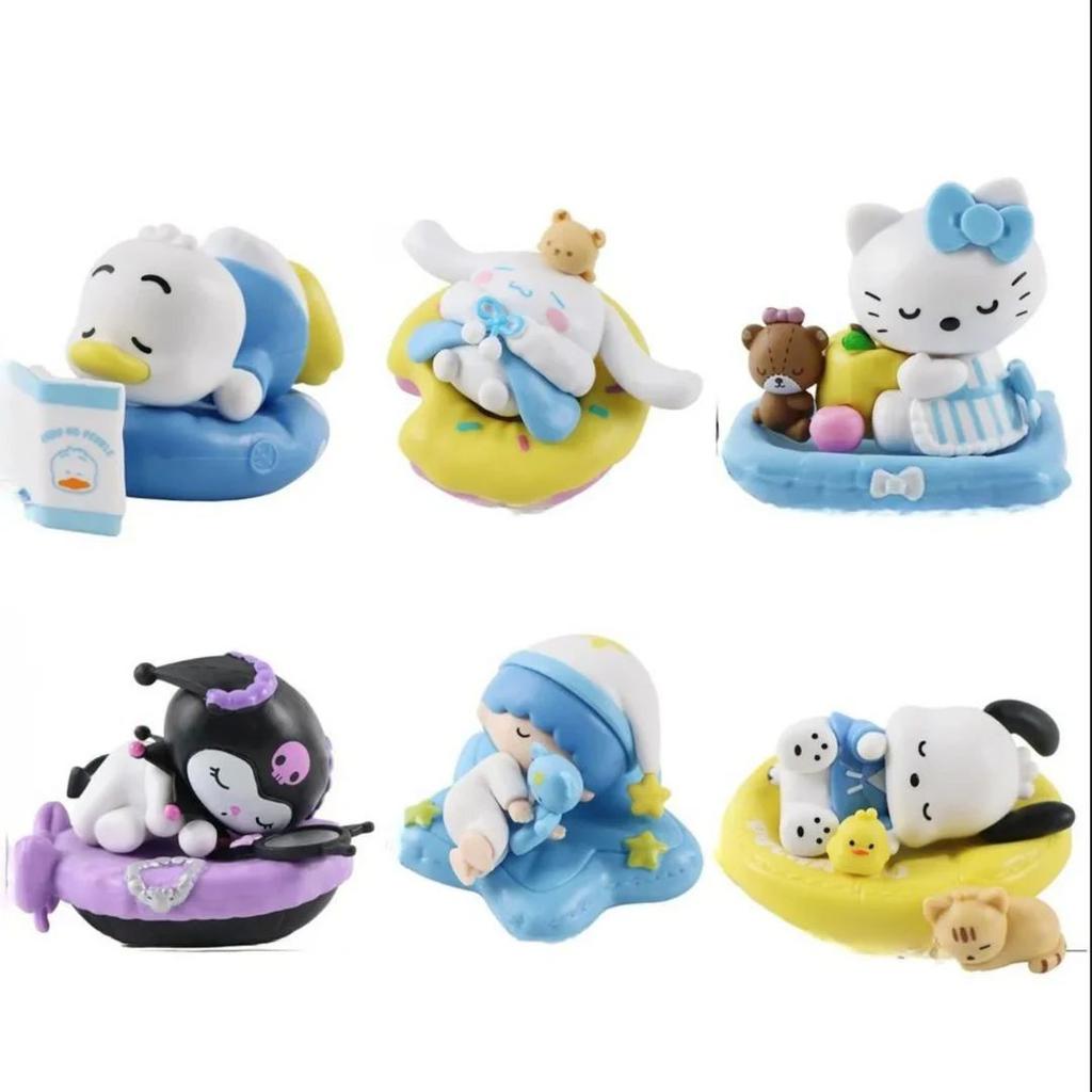 Sanrio Fall Asleep Series Figurines | 6 pc Collectible Set — photo 2