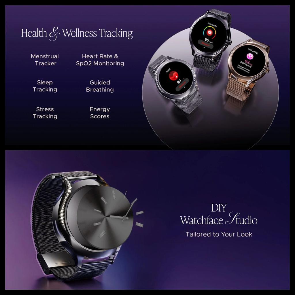 boAt Enigma Gem | Smartwatch with 1.19" AMOLED Display, SOS with Location Tracking, Single Chip BT Calling — photo 7
