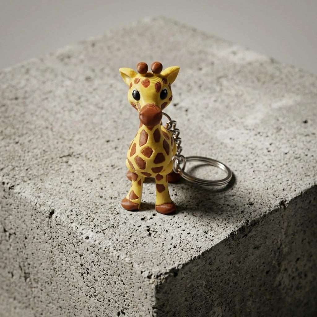 Giraffe Keychain