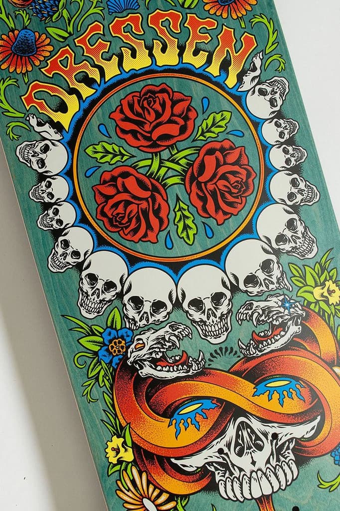 Dressen Rose Crew Three Shaped 9.31in x 32.36in Santa Cruz Decks — photo 3