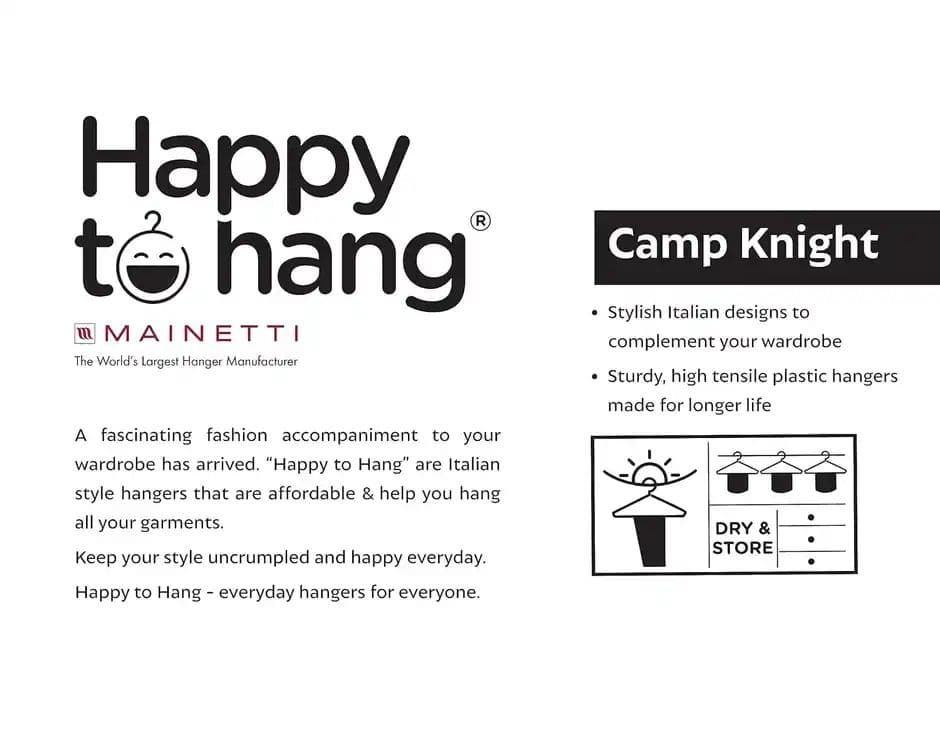 Happytohang Chamknight Benzer Hanger, Pack Of 12 — photo 2