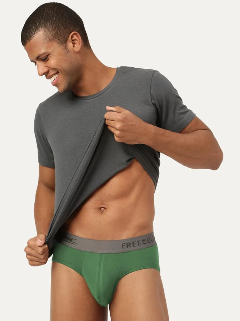 Men's Anti-Bacterial Micro Modal Brief in Contrast Waistband (Pack of 1) — photo 4