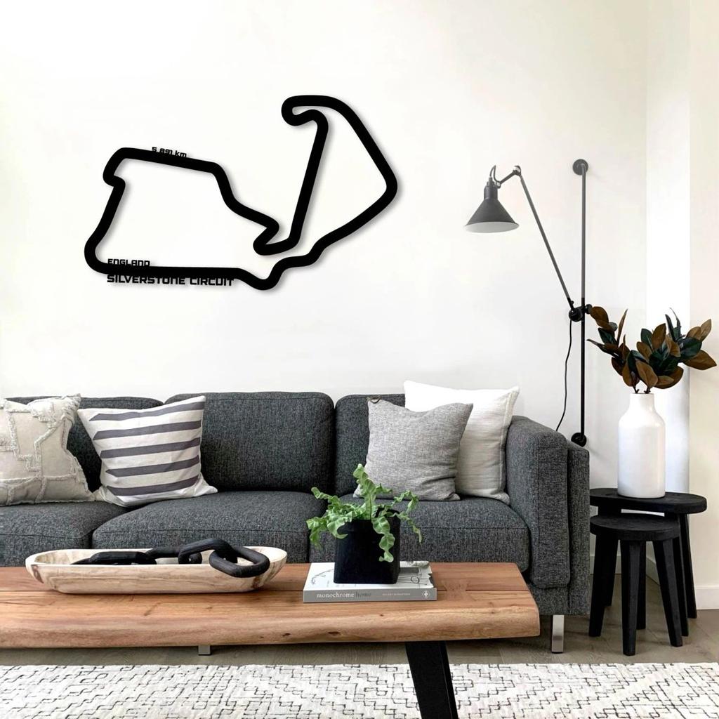 SILVERSTONE CIRCUIT 2 METAL WALL ART — photo 3