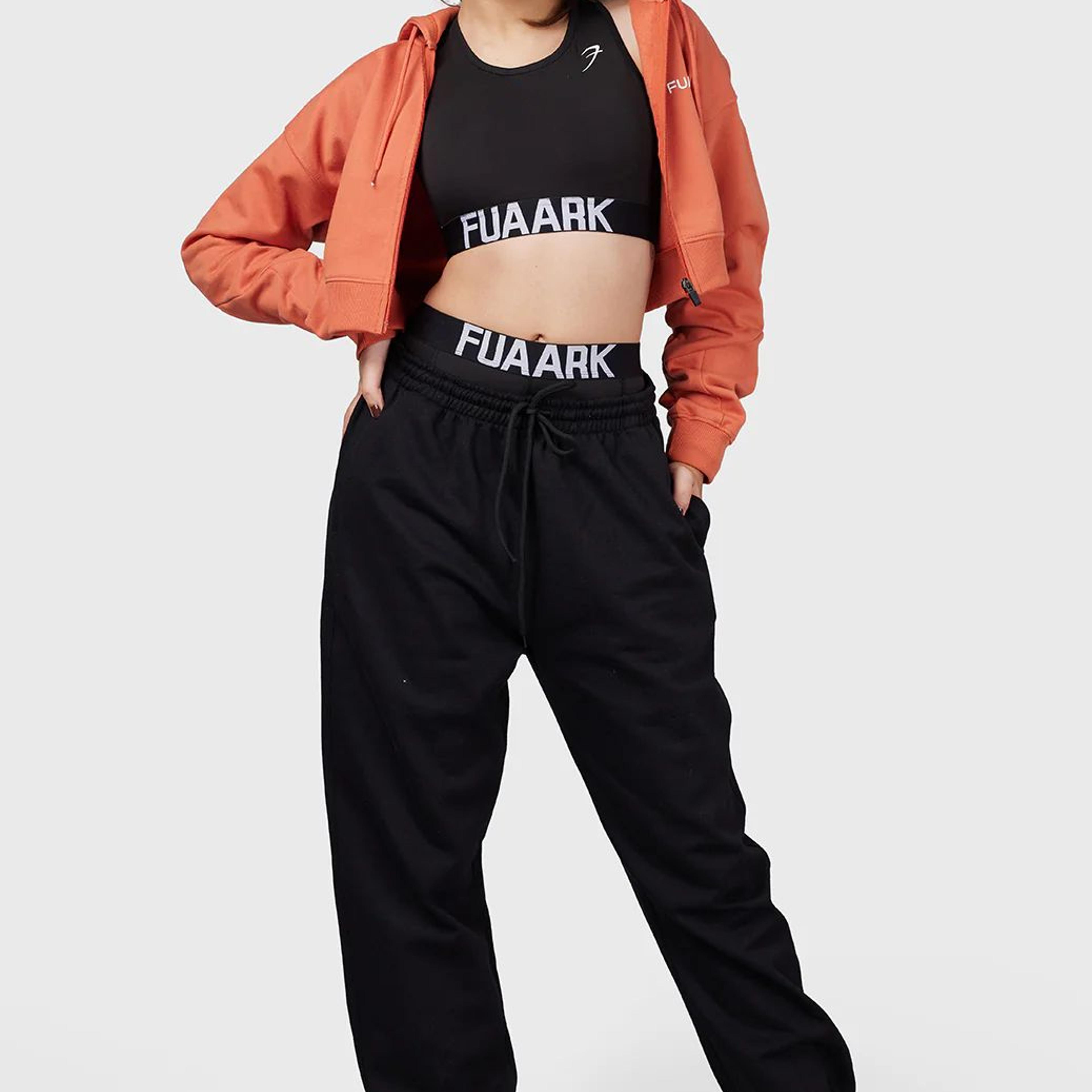 Signature Oversized Cropped Jacket Orange