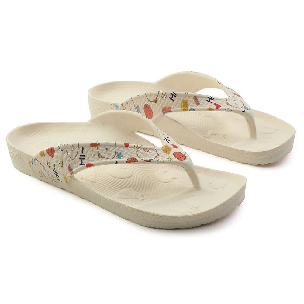 A-HA Beige Casual Slipper For Women HAPPI-LE By Liberty — photo 4