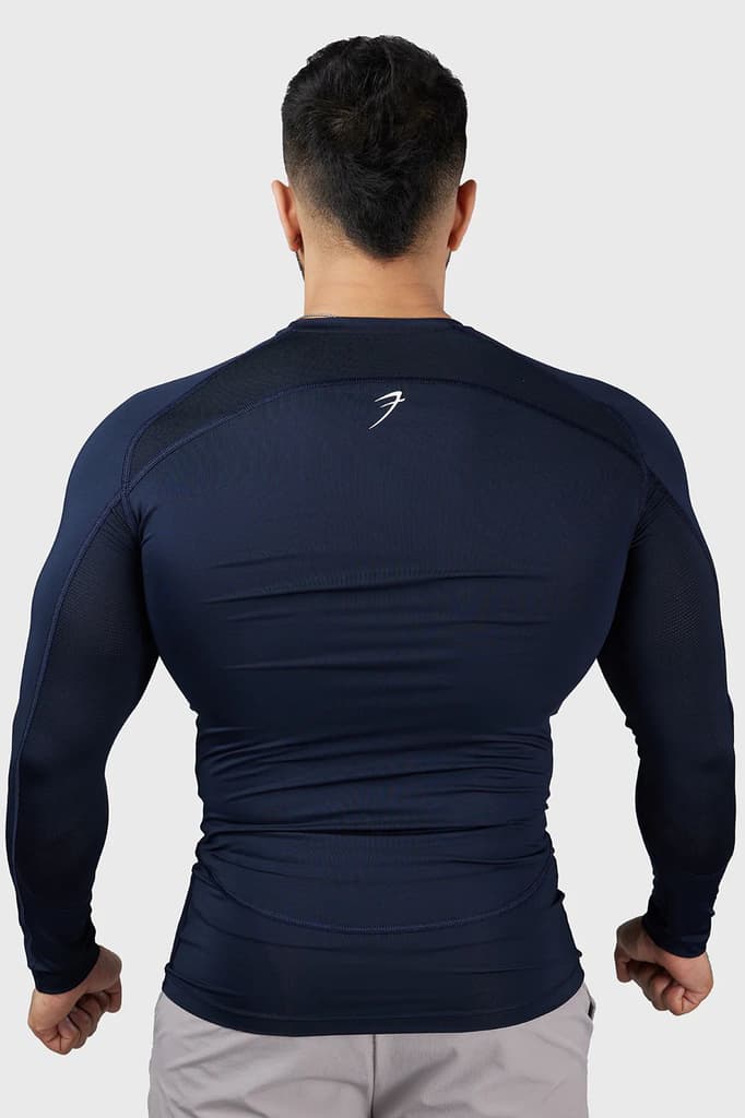 Compression 2.0 Full Sleeves T-shirt Navy — photo 6