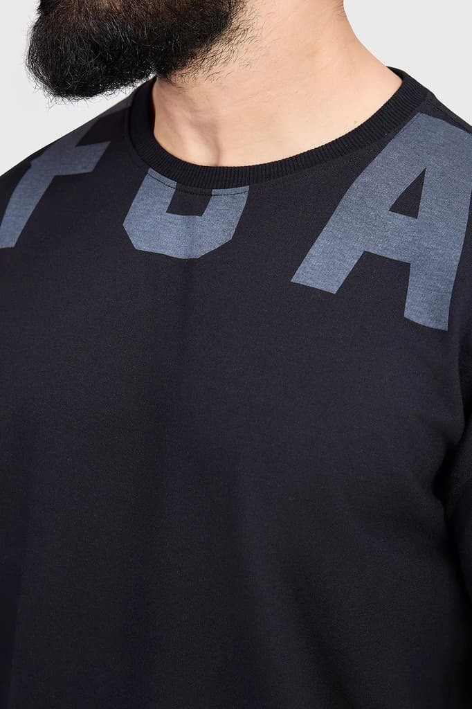Refined Oversized T-shirt Black — photo 3