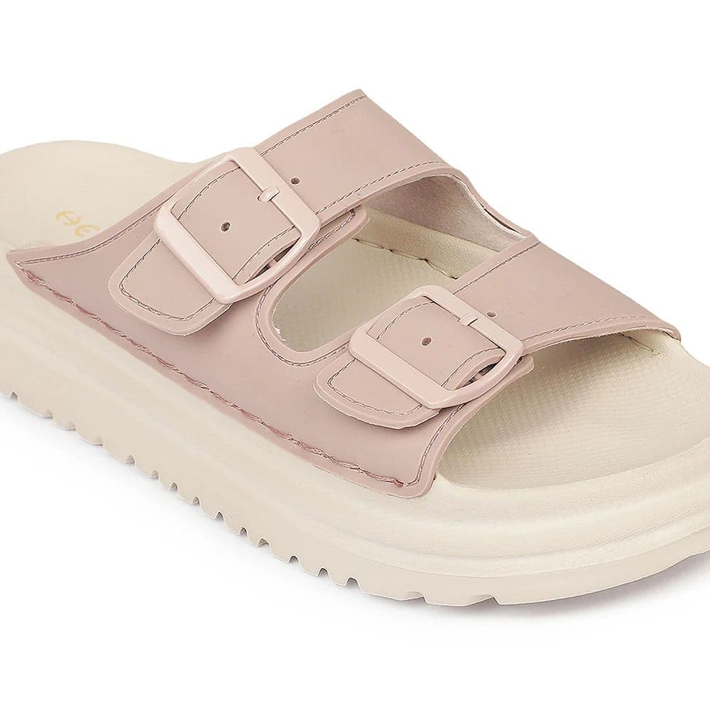 Healers ZQ-DMSL-07 Everyday Comfort Peach Casual Slippers for Women By Liberty — photo 5