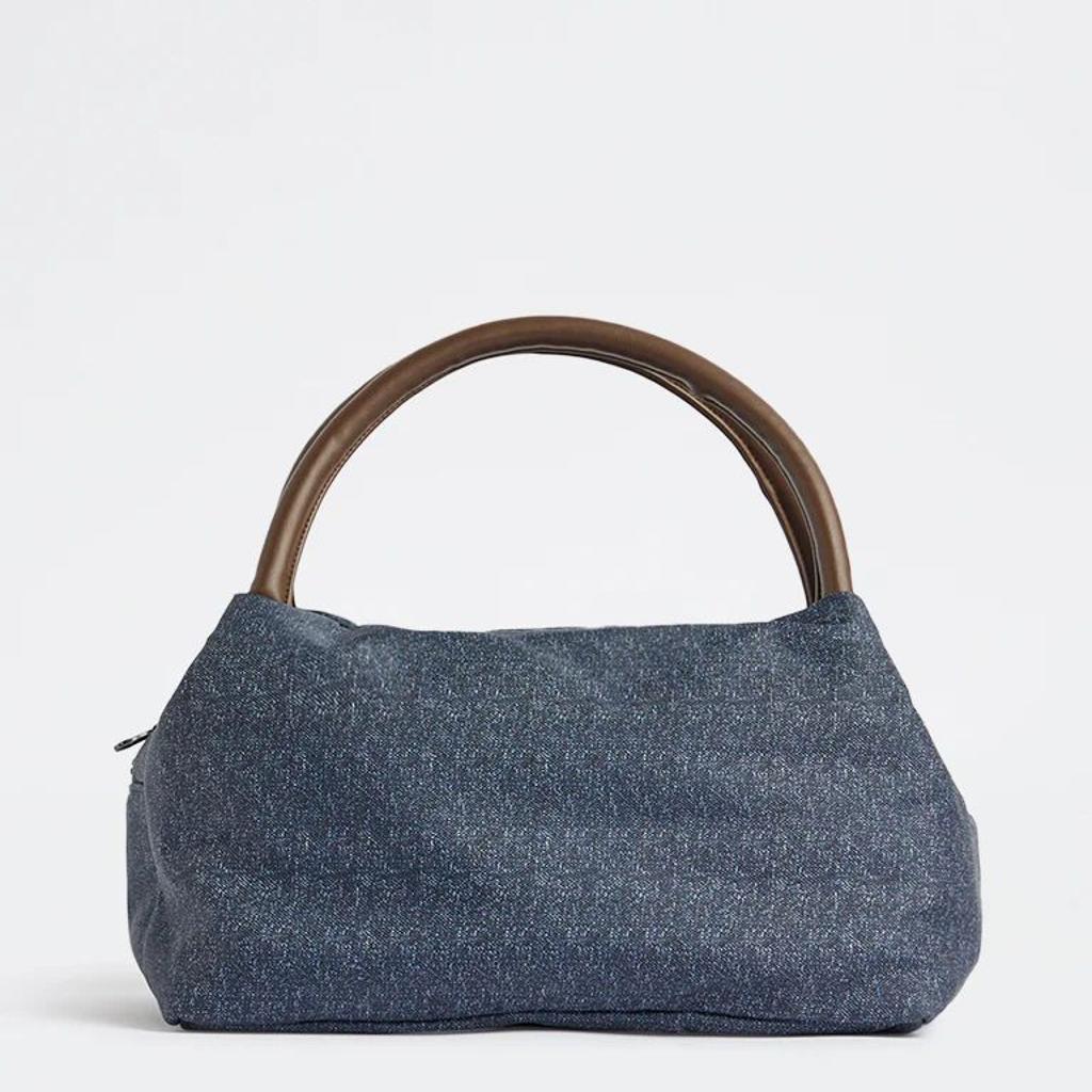 Westside Home Dark Blue Solid Lunch Bag