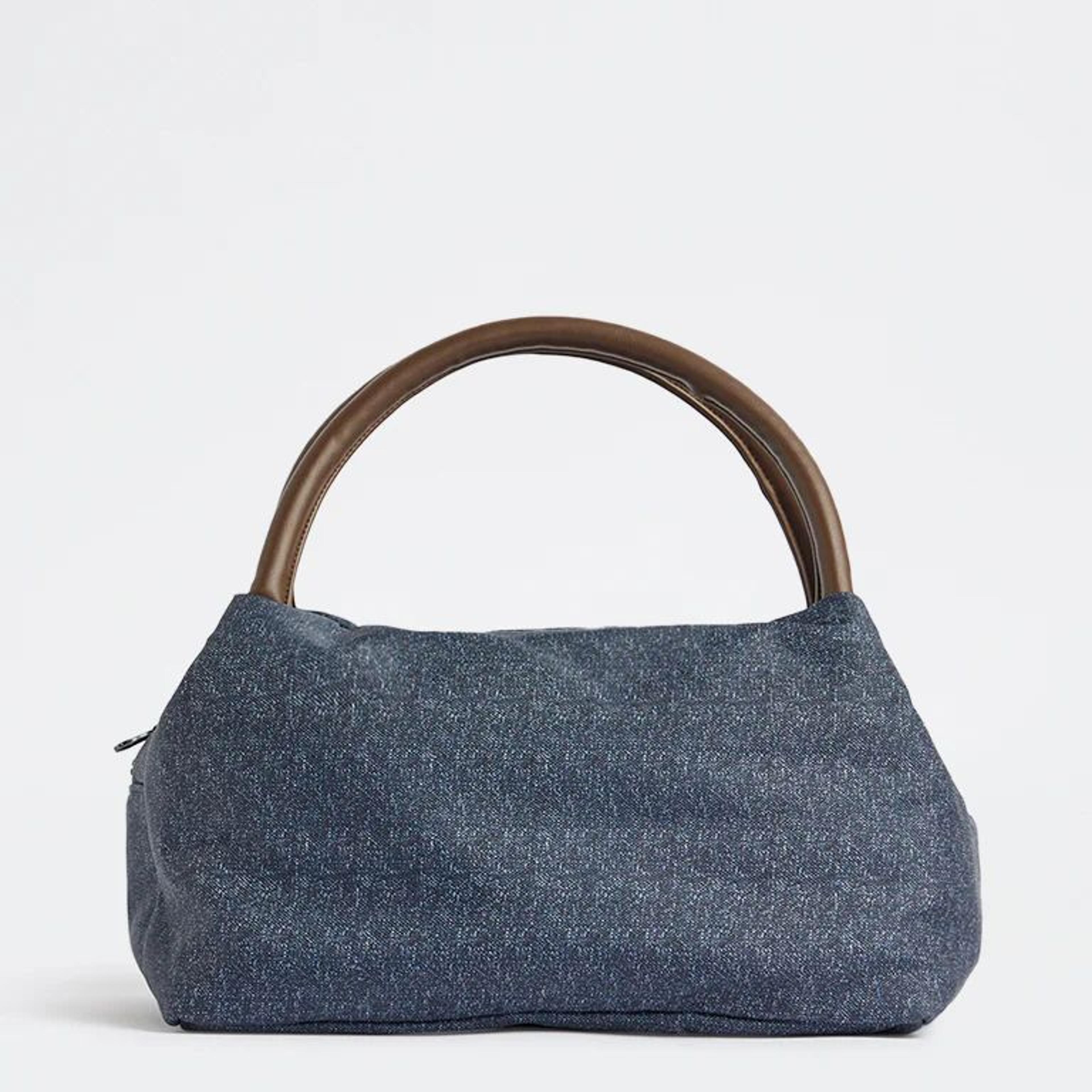 Westside Home Dark Blue Solid Lunch Bag