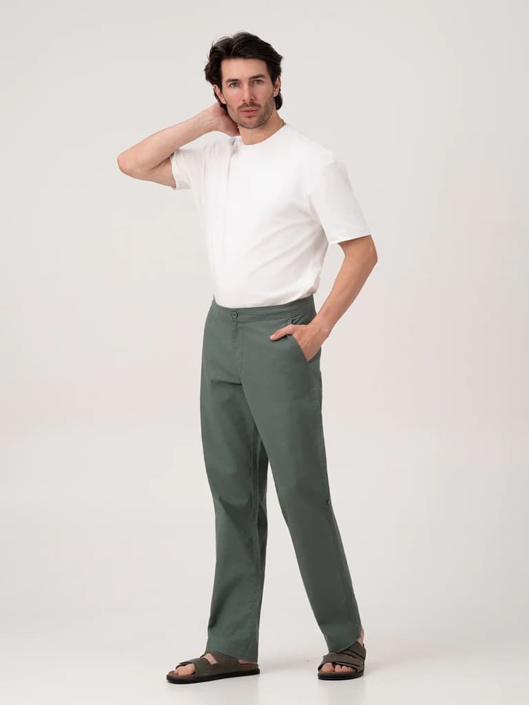 Morocco Green Relaxed Fit Lounge Pants — photo 2