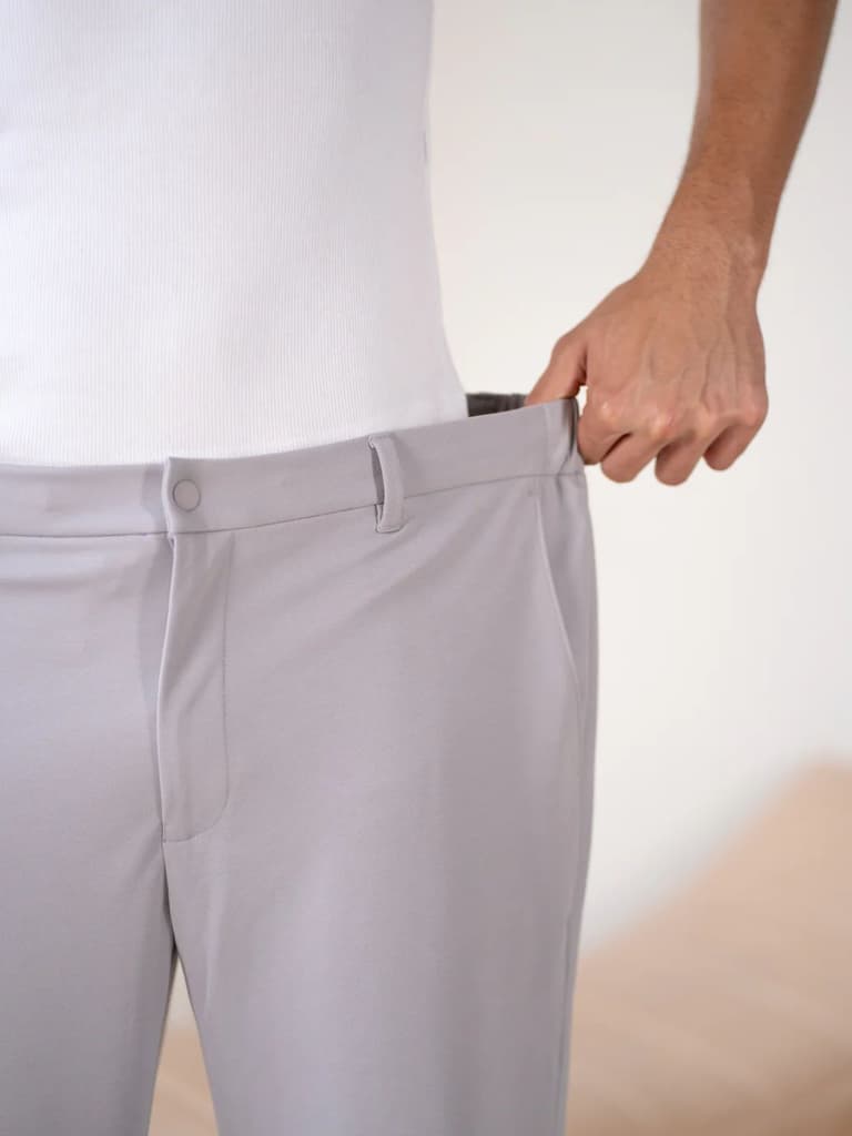 Layover Grey Stretchable Travel Pants — photo 4