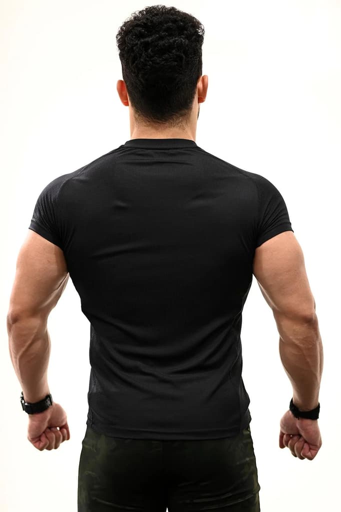 Checks T-shirt Black — photo 5