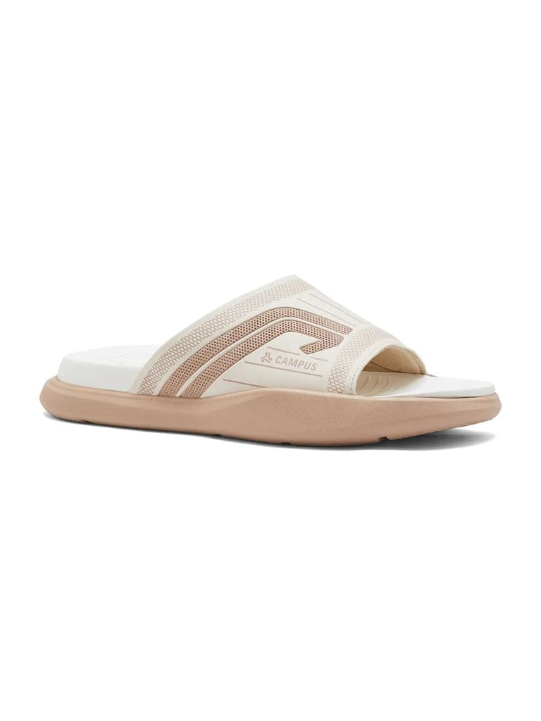 SL-482 Off White Men's Slides — Off White / 6