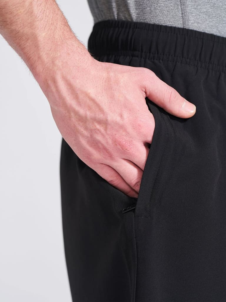 Men's Black Regular Fit Shorts — photo 5