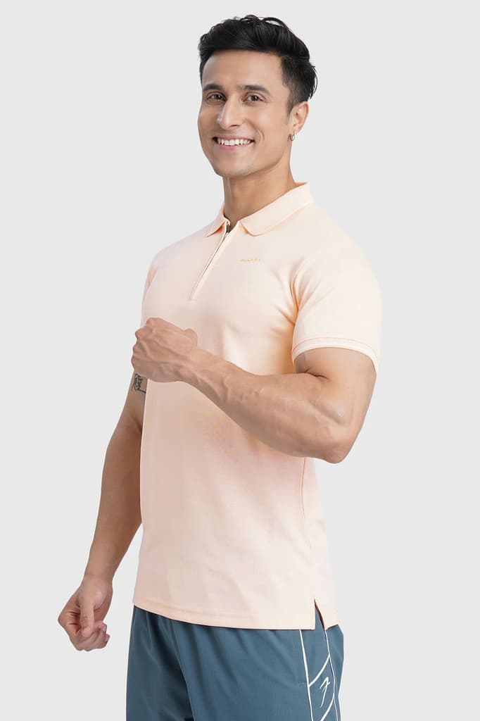 Heritage Polo T-shirt Peach — S