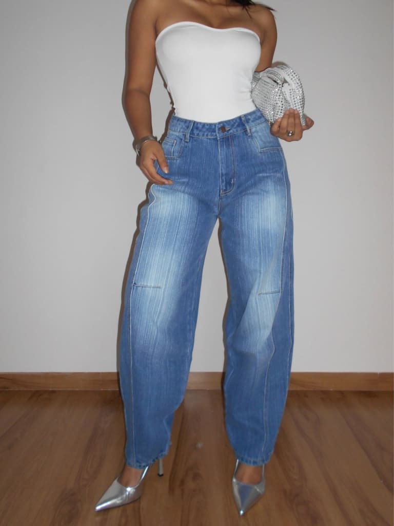 Blue Crush Slub Skater Fit Jeans — photo 7