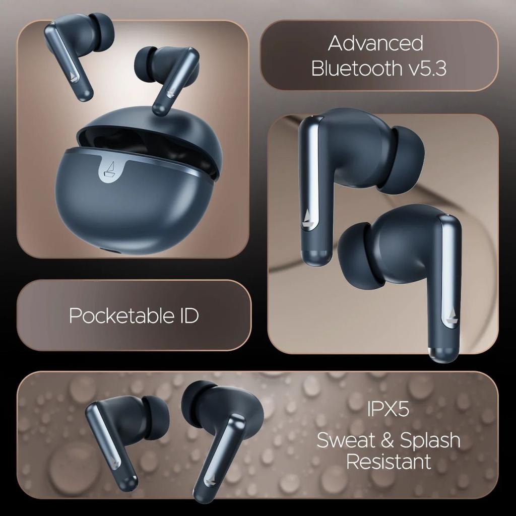boAt Airdopes 161 ANC Elite | Wireless Earbuds with ANC up to 32dB, ENx™ Technology, BEAST™ Mode — photo 4