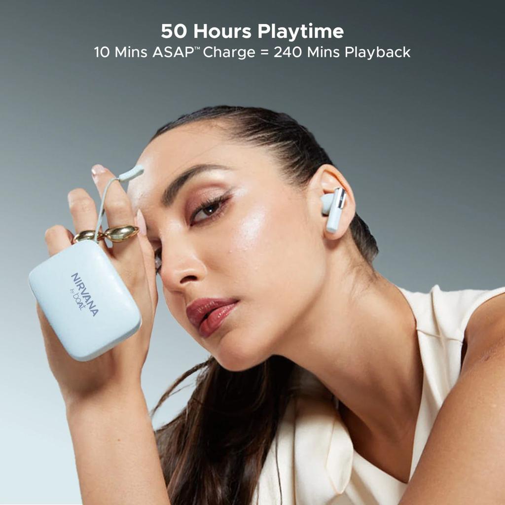 boAt Nirvana Ivy | Wireless Earbuds, 50 Hours Playback, 50dB ANC, 360 Spatial Audio with Head Tracking, App Support, Adaptive EQ powered by Mimi, Google fast pair, ASAP Charge, boAt Signature Sound — photo 8