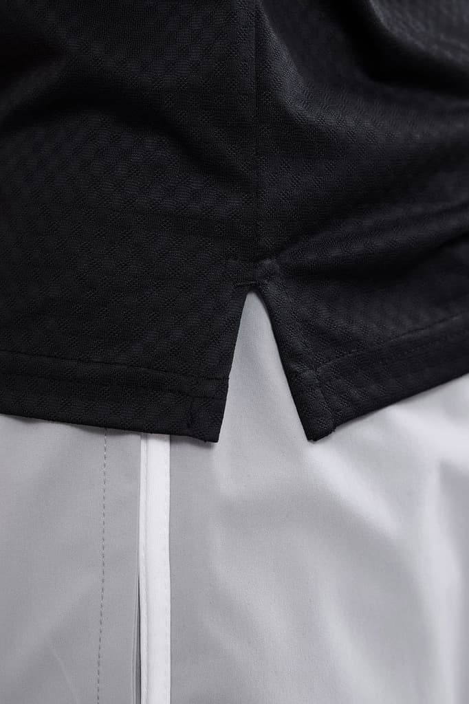 Wave Polo T-shirt Black — photo 5