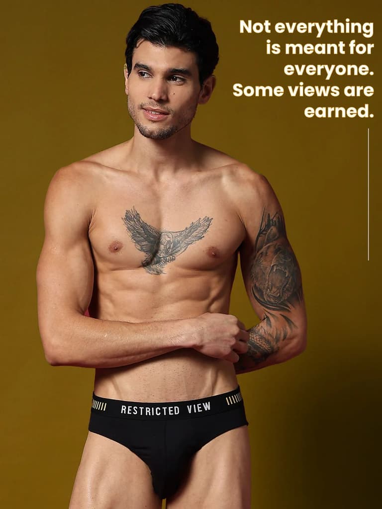 Statement Men's Brief "Restricted View" — photo 5