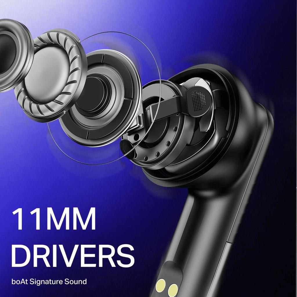 boAt Airdopes Prime 412 | Wireless Earbuds with 50 Hours Playback, AI-ENx™ Calling, BEAST™ Mode & boAt Signature Sound — photo 7