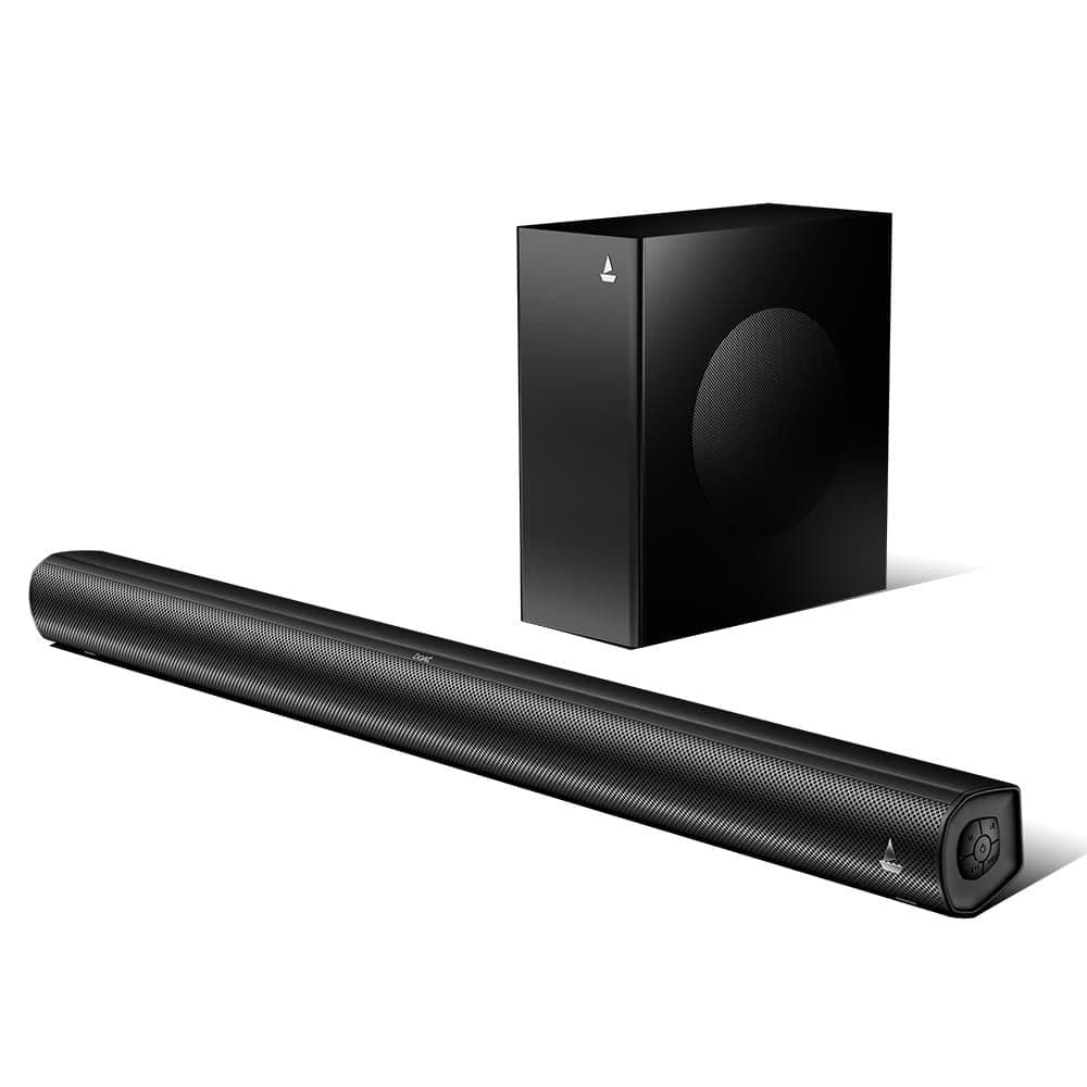 boAt Aavante 2.1 1200 | 120W 2.1 Channel Soundbar with Bluetooth v5.4, EQ Modes & Master Remote — Premium Black