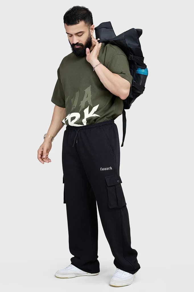 Edge Oversized T-shirt Olive — photo 2